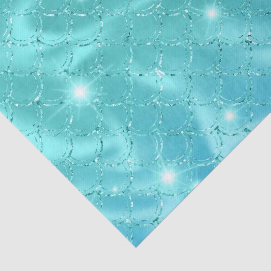 ブルーエレガントマーメイドメはかりで測タルグリッター 薄葉紙 (詳細)