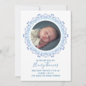 ブルーエレガントモダンベビーシンプルスウィート (正面)