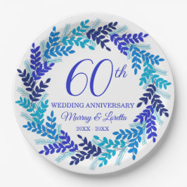 ブルーエレガントリース60周年記念パーティー ペーパープレート