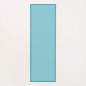 ブルーエレガントロータスフラワーゼンヨガナマステ ヨガマット (裏面)