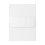 ブルーエレガント王室のバラシンプルグラム結婚ズ 招待状ベリーバンド (裏面例)