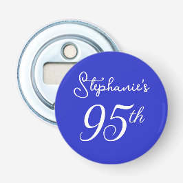 ブルーエレガント王室のモノグラム95th誕生日パーティー 栓抜き