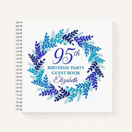ブルーエレガント王室のリース95thバースデーパーティー ノートブック (正面)