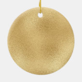 ブルーエレガント金ゴールドクロスファースト聖餐式 セラミックオーナメント (裏面)