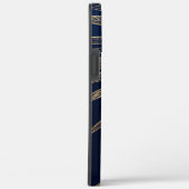 ブルーエレガント金ゴールドサンムーンマンダラ Case-Mate iPhoneケース (裏面 / 右)