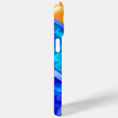 ブルーエレガント金ゴールドスパークル《写真》ぼけ味iPhoneケース Case-Mate iPhoneケース (裏面 / 右)