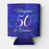 ブルーエレガント50王室のと素晴らしい誕生日パーティー 缶クーラー (正面)