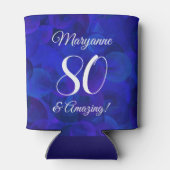 ブルーエレガント80と王室の素晴らしい誕生日パーティー 缶クーラー (裏面)