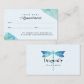 ブルーエレガント&アクアウォーターカラードラゴンフライ 予約カード (正面/裏面)