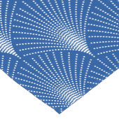 ブルーエレガント&ホワイトアートデコパターン ショートテーブルランナー (コーナー)