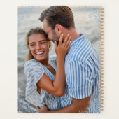 ブルーエレガント&ホワイトシックウェディングプランナー プランナー手帳 (裏面)