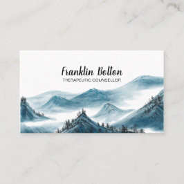 ブルーエレガント&ホワイトマウンテンズビュー 名刺