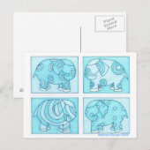 ブルーエレファンツ ポストカード (正面/裏面)