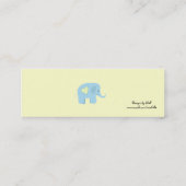 ブルーエレファントありがとう スキニー名刺 (裏面)