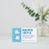 ブルーエレファントおむつラッフルチケット エンクロージャーカード (スタンド正面)