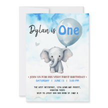 ブルーエレファントの最初の誕生日パーティー