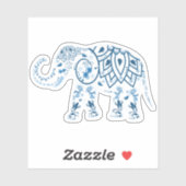 ブルーエレファントカスタムカットビニールシール シール (シート)