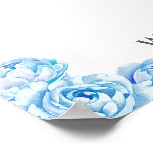 ブルーエレファントゲストブック代替サインポスター ポスター (角)