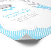 ブルーエレファントゲームの指示 ポスター (角)