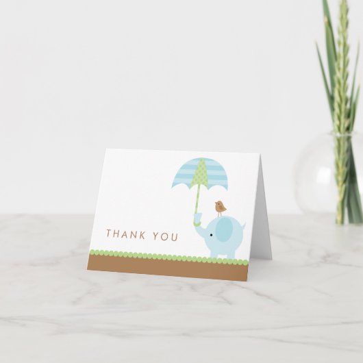 ブルーエレファントサンキューカード サンキューカード (正面)