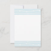 ブルーエレファントシンプルベビー サンキューカード (裏面)