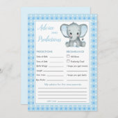 ブルーエレファントスターズベビー予測とアドバイス (正面/裏面)