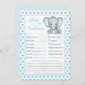 ブルーエレファントハートベビー予測とアドバイス (正面/裏面)