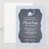 ブルーエレファントハート 招待状 (正面/裏面)