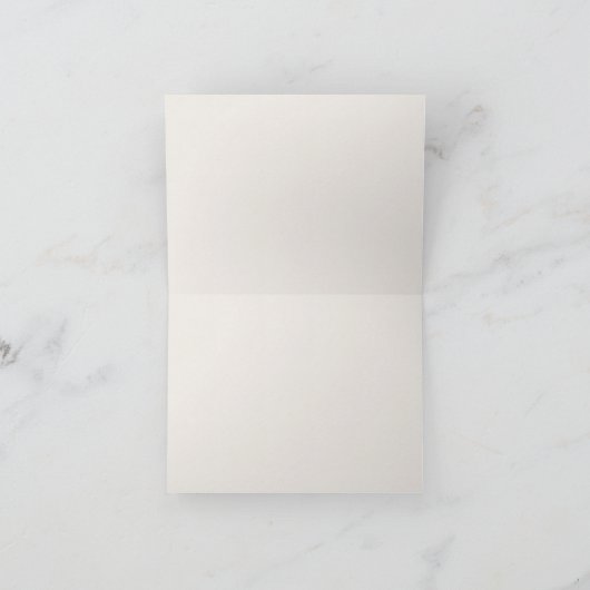 ブルーエレファントバルーン赤ちゃんシャワーありがとう サンキューカード (内部)