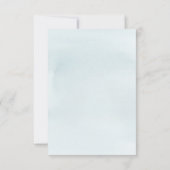 ブルーエレファントバーチャルベビーシャワー招待状 招待状 (裏面)