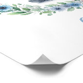 ブルーエレファントフローラリース ポスター (角)