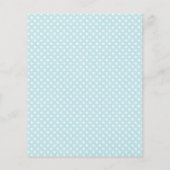 ブルーエレファントベイビーシャワービンゴ (裏面)