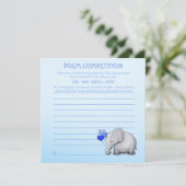 ブルーエレファントベイビーシャワー歌対戦戦ゲーム 招待状 (スタンド正面)