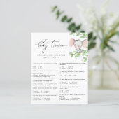 ブルーエレファントベビーシャワーベビートリビアゲーム (スタンド正面)