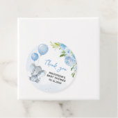 ブルーエレファントベビーシャワー フェイバータグ (インサイチュ)