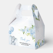 ブルーエレファントベビーシャワー フェイバーボックス (裏面サイド)