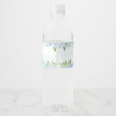 ブルーエレファントベビーシャワー ペットボトルラベル (裏面)