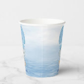 ブルーエレファントホットエアバルーン紙カップ 紙コップ (右)