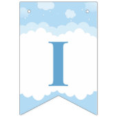 ブルーエレファントボーイ赤ちゃんシャワー男の子 バンティングフラッグ (第2の旗)