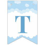 ブルーエレファントボーイ赤ちゃんシャワー男の子 バンティングフラッグ (第3の旗)