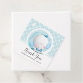 ブルーエレファントボーイ赤ちゃんシャワー フェイバータグ (インサイチュ)