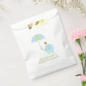 ブルーエレファントボーイ赤ちゃんシャワー フェイバーバッグ (封をした状態)