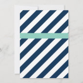 ブルーエレファントママ&ベビーシャワー招待状 招待状 (裏面)