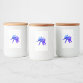 ブルーエレファントマンダラカスタムー食品容器ラベル フードラベル (ボトル)