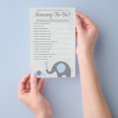 ブルーエレファント君はママのことをどれだけ知っているか チラシ (ハンドル)