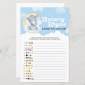 ブルーエレファント子供部屋流紋絵文字ゲーム (正面/裏面)