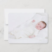 ブルーエレファント男の赤ちゃんサンキューカード サンキューカード (裏面)