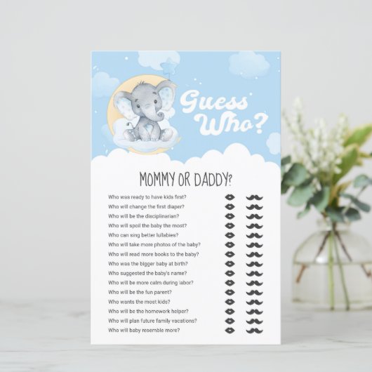 ブルーエレファント誰がママかパパのゲーム (スタンド正面)