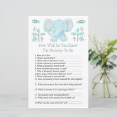 ブルーエレファント赤ちゃんシャワーをどれだけ知っているか (スタンド正面)