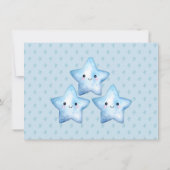 ブルーエレファント&バルーンベビーシャワー サンキューカード (裏面)